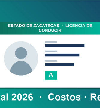Licencia de Conducir Zacatecas 2026: costos oficiales y requisitos