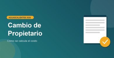 Cambio de Propietario de Vehiculo en Aguascalientes 2026