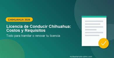 Licencia de conducir en Chihuahua: costos y requisitos 2026