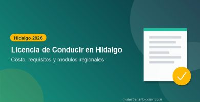 Licencia de Conducir Hidalgo 2026