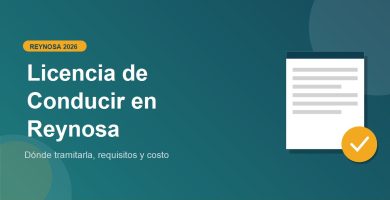 Licencia de Conducir en Reynosa Tamaulipas 2026