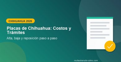 Placas de Chihuahua: Costos y Trámites