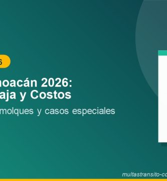 Placas Michoacan 2026: dotacion, baja y costos