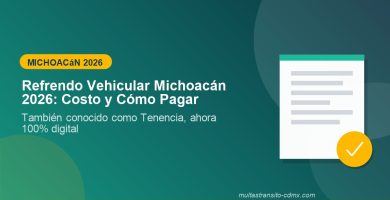 Refrendo vehicular Michoacan 2026: costo y como pagar