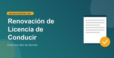 Renovacion de Licencia de Conducir en Aguascalientes 2026