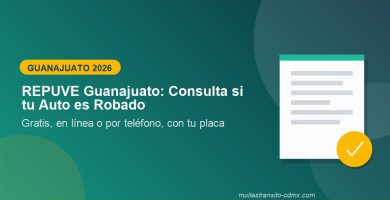 REPUVE Guanajuato: Consulta si tu Auto es Robado