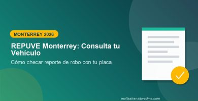 REPUVE Monterrey: consulta tu vehículo con la placa
