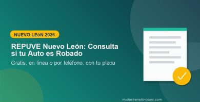 REPUVE Nuevo León: consulta si tu auto es robado con la placa
