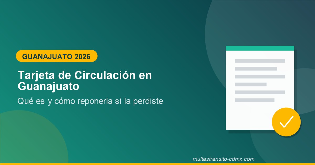 Tarjeta de Circulación en Guanajuato