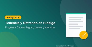 Tenencia y Refrendo Hidalgo 2026