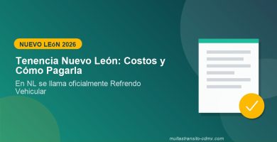 Tenencia Nuevo León: costos y cómo pagarla 2026