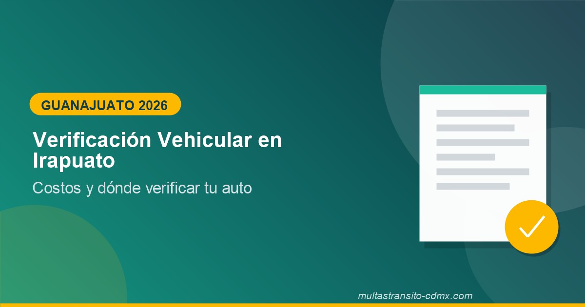Verificación Vehicular en Irapuato