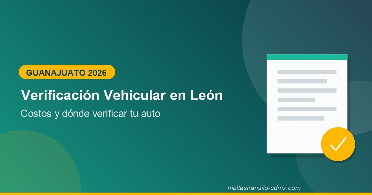 Verificación Vehicular en León, Guanajuato