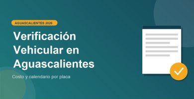 Verificacion Vehicular en Aguascalientes 2026: costo y calendario