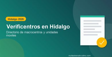Verificentros Hidalgo 2026