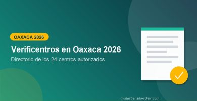 Verificentros en Oaxaca 2026