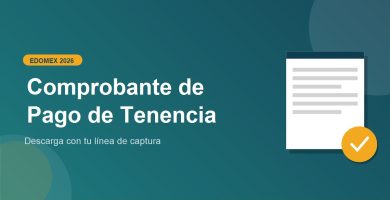Como descargar comprobante pago de tenencia Edomex