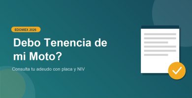 Como saber si debo tenencia de mi moto Edomex