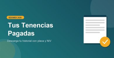 Como descargar tus tenencias pagadas en Edomex
