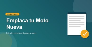 Como emplacar moto nueva en Edomex Presencial