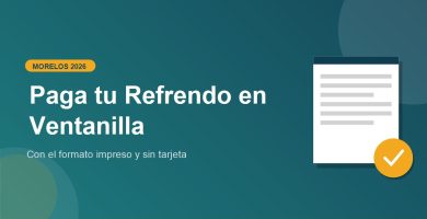 Como pagar con formato pago Refrendo en Morelos