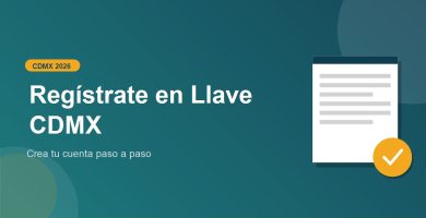Como registrarte y darte de alta en Llave CDMX