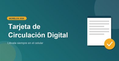 Como tramitar tarjeta de circulacion Digital Morelos 2026