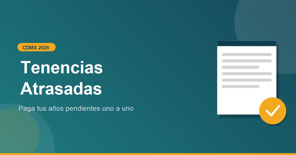 Como pagar tenencias atrasadas CDMX