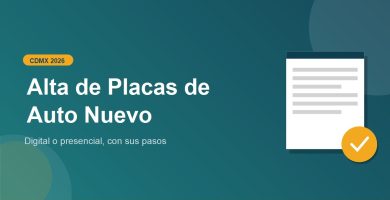 Como tramitar alta placas CDMX de auto nuevo