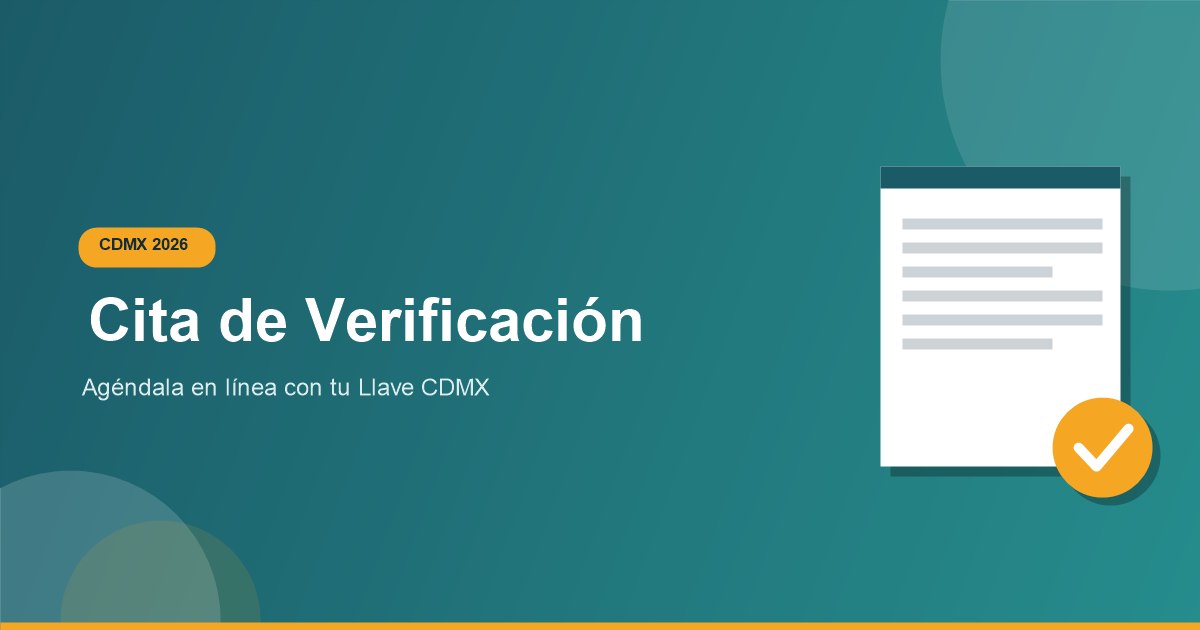 Como sacar cita verificacion vehicular CDMX