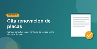 Como sacar cita para renovacion de placas Edomex 2026