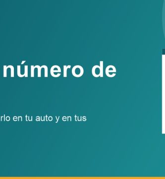 Donde encontrar VIN o numero de serie de mi auto