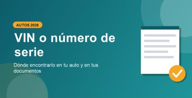 Donde encontrar VIN o numero de serie de mi auto