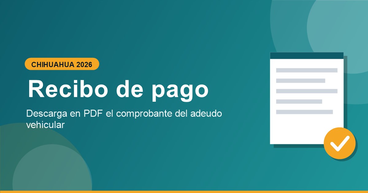 Como descargar recibo pago adeudo vehicular Chihuahua