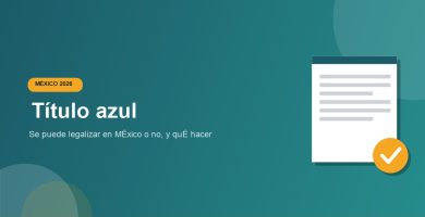 Se puede legalizar un auto con titulo azul en Mexico 2026